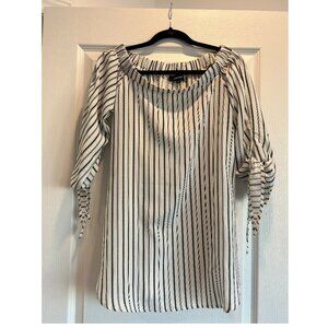 Stripped Off The Shoulder Blouse